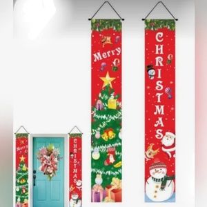 New in Packages Merry Christmas Indoor Outdoor Decoration Banners - Adorable
